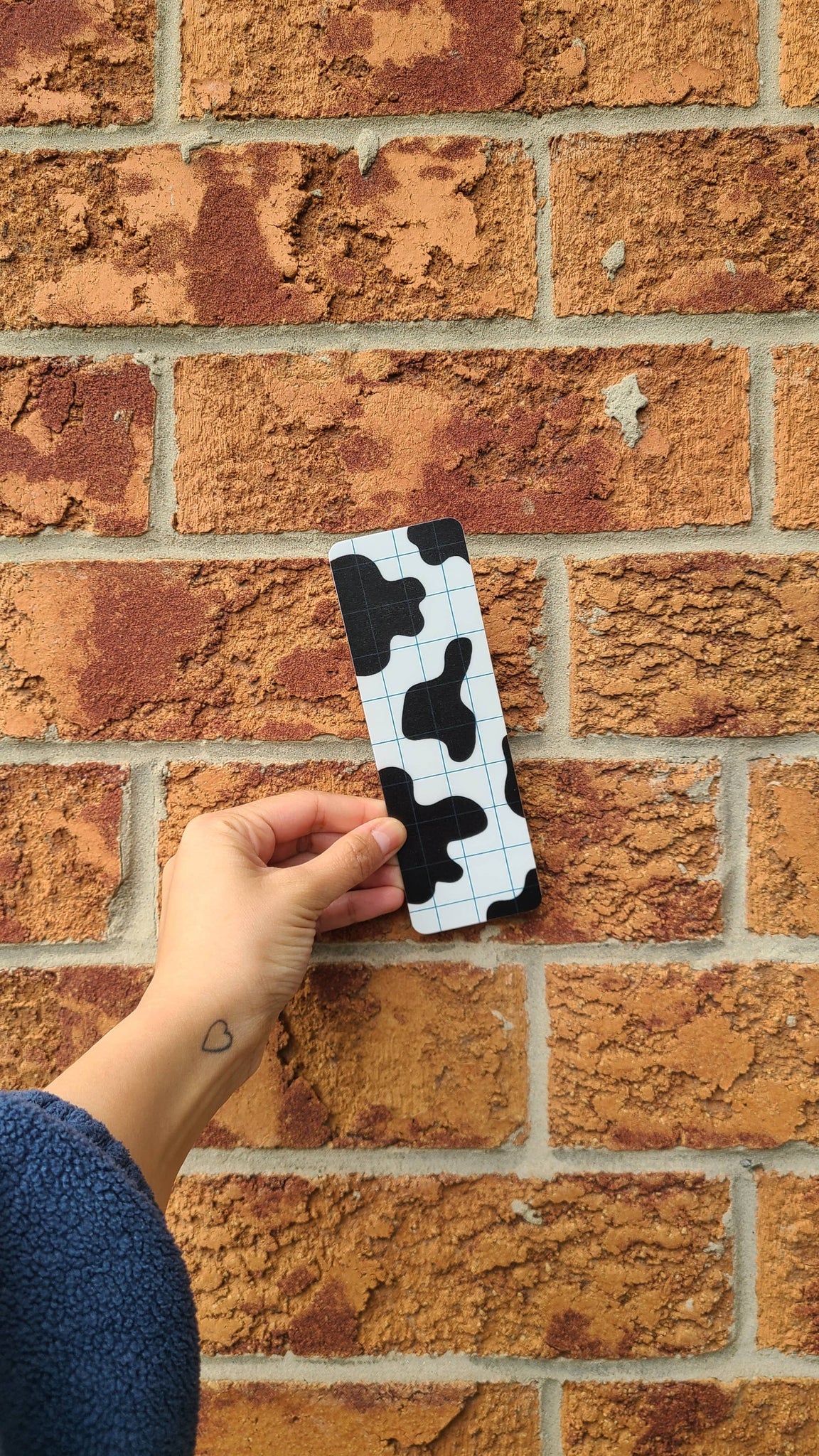Cow Print Bookmark