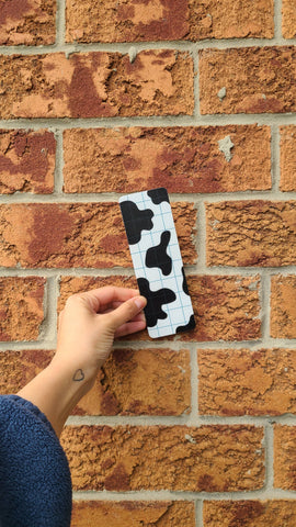 Cow Print Bookmark