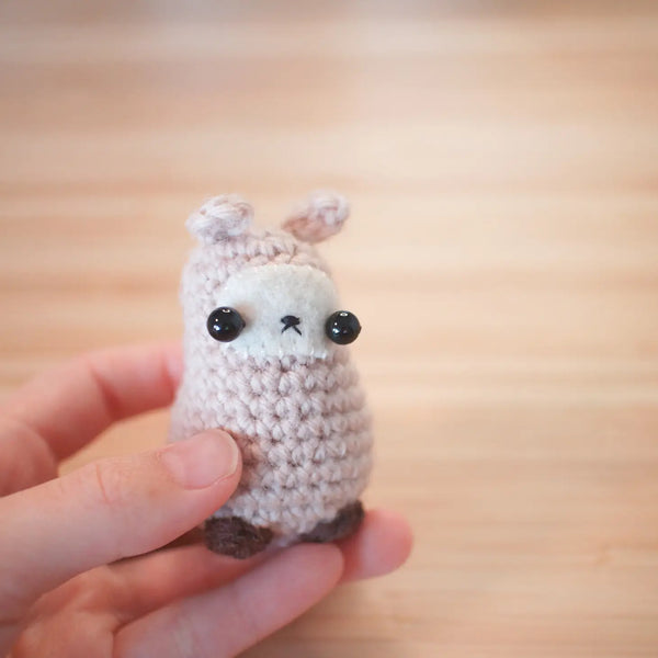 Amigurumi kit - crochet llama craft kit