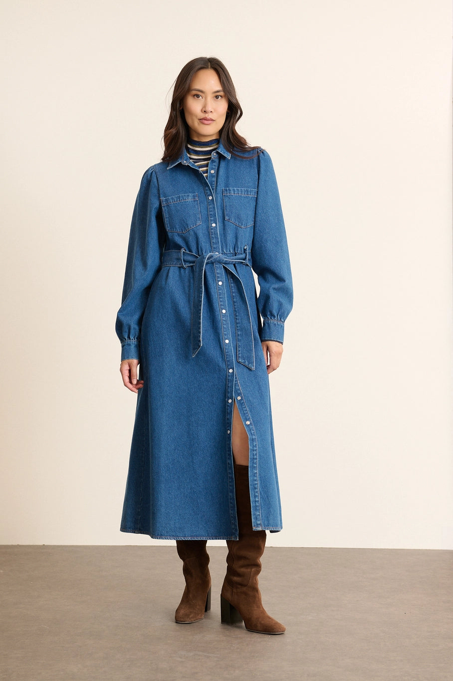 Babette Denim Shirt Dress