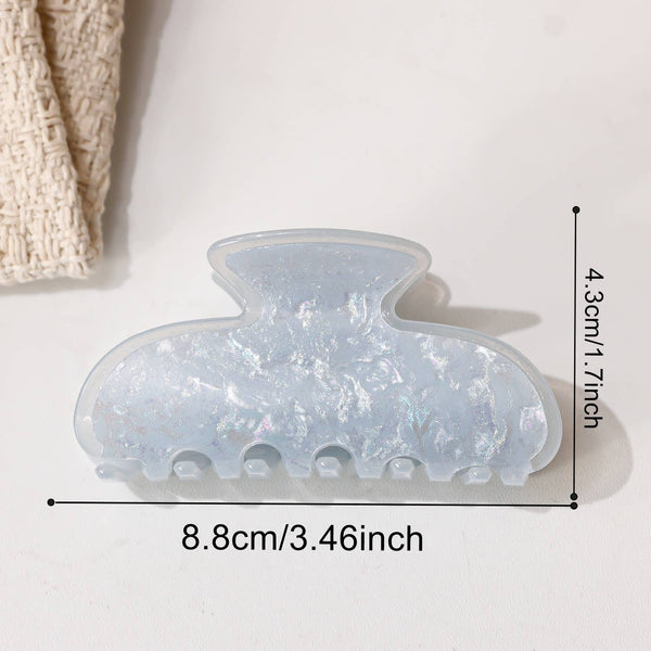 Iridescent Shell Glitter Hair Claw Clip (+COLOURS)