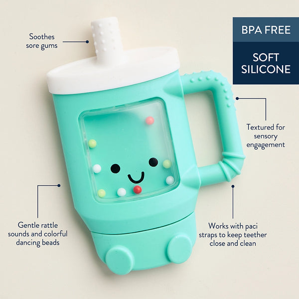 Sweetie Shake Plus™ - Teething + Rattle Toy (Tumbler)