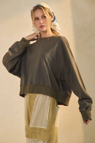 Cargo-style Wide-leg Pants