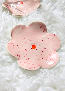 Handmade Flower Trinket Dish (PINK)