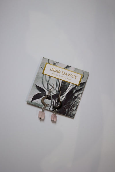 Rose Quarts Earrings