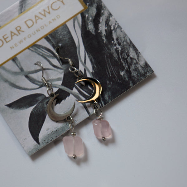 Rose Quarts Earrings
