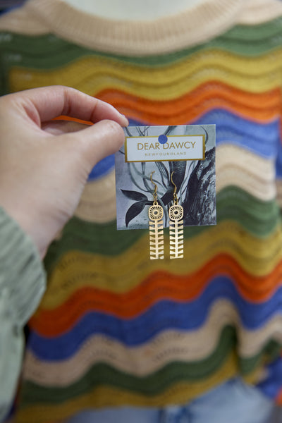 The Daisy Op Art Earrings