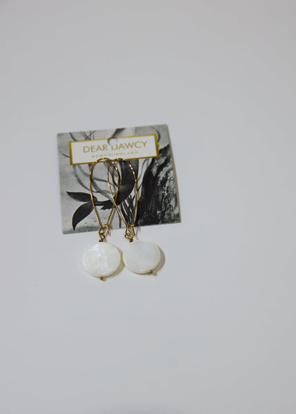 The Mother of Pearl Drop Earrings