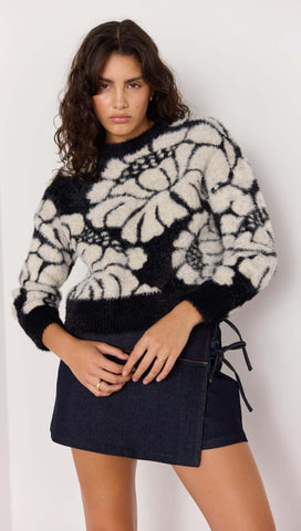 Eden Intarzia Knit Sweater