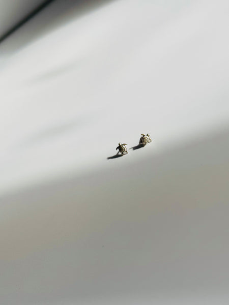 Sterling Silver Turtle Studs
