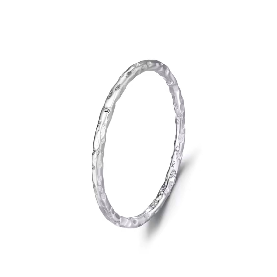 SPARKLE WIRE STACKER RING