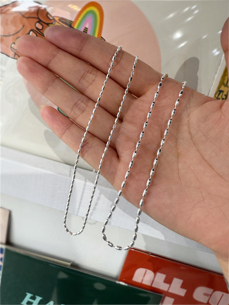 Sterling Silver Beaded Necklace