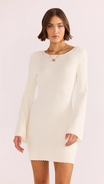 Isla Boucle Knit Mini Dress