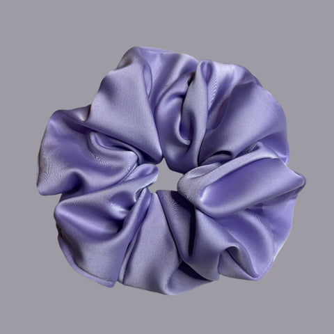 Handmade Satin Scrunchie - Small - Lilac