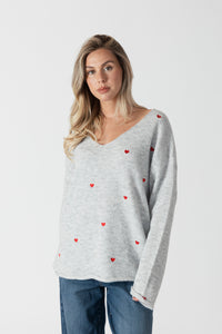 Luna Heart Eco Lightweight Sweater