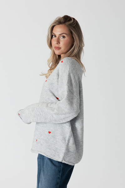 Luna Heart Eco Lightweight Sweater