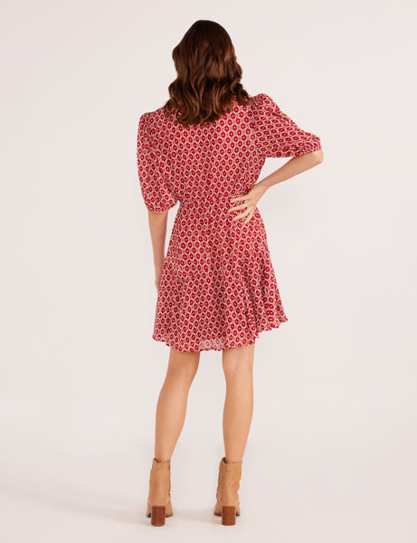 Annie Puff Sleeve Mini Dress