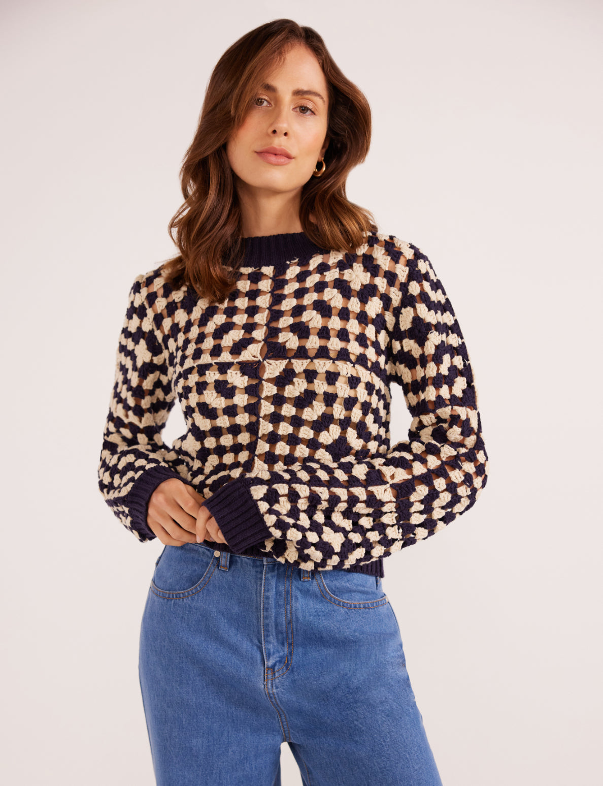 Meyer Crochet Knit Jumper