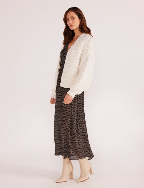 Abby Textured Knit Cardigan