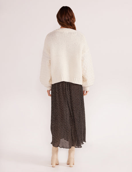 Abby Textured Knit Cardigan