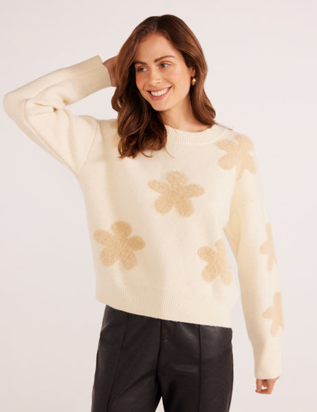 Daisy Fluffy Knit Jumper