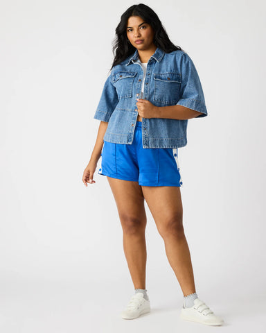 Eliana Denim Top Blue