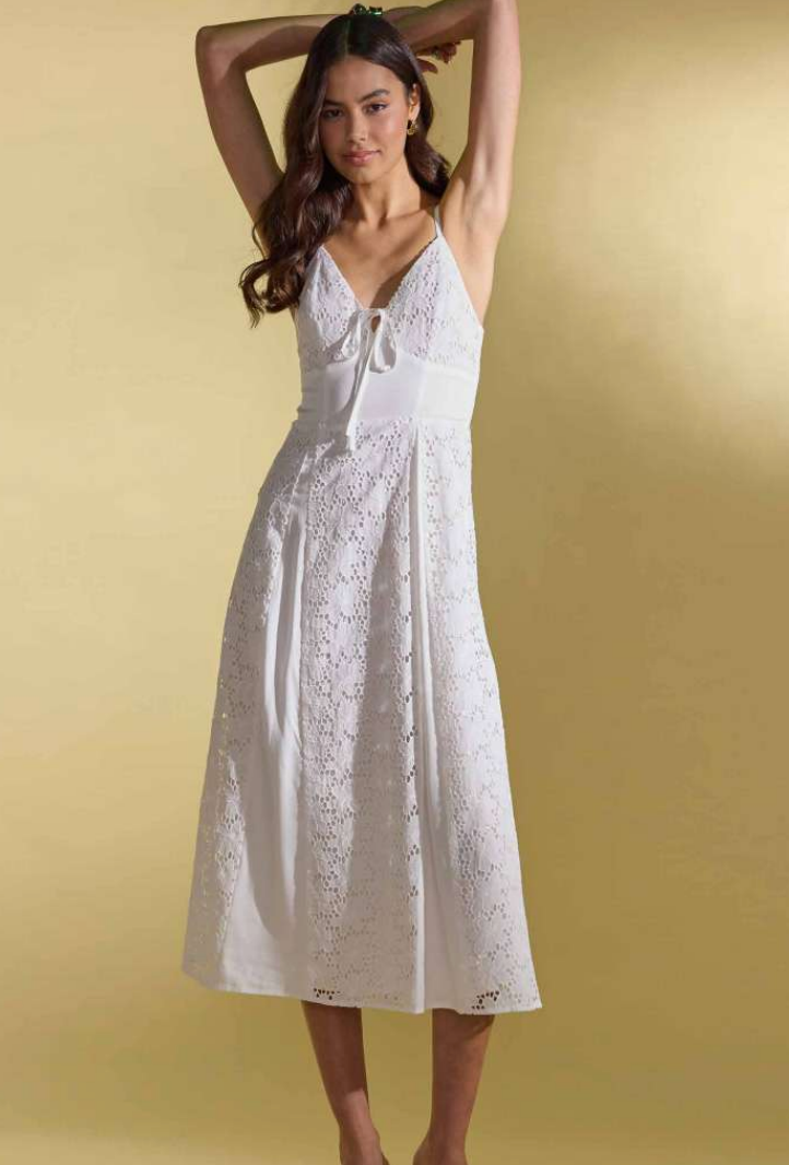 Angel Godet Midi Dress