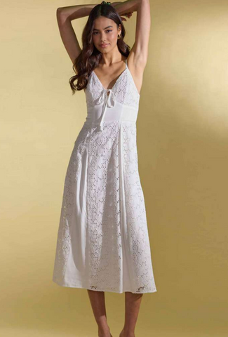 Angel Godet Midi Dress