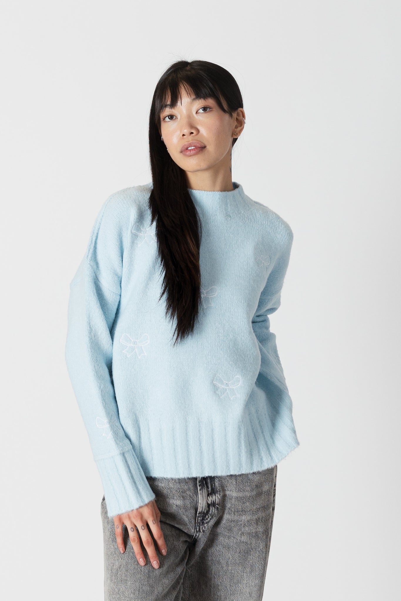 Tanya Bow Crewneck Sweater