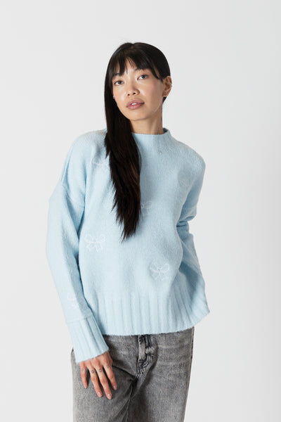 Tanya Bow Crewneck Sweater