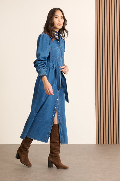 Babette Denim Shirt Dress