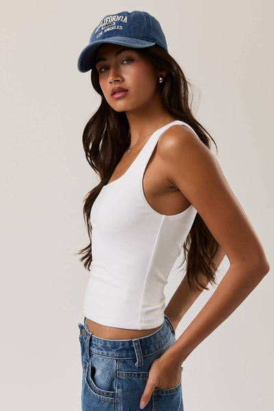 SQUARE NECK TANK TOP