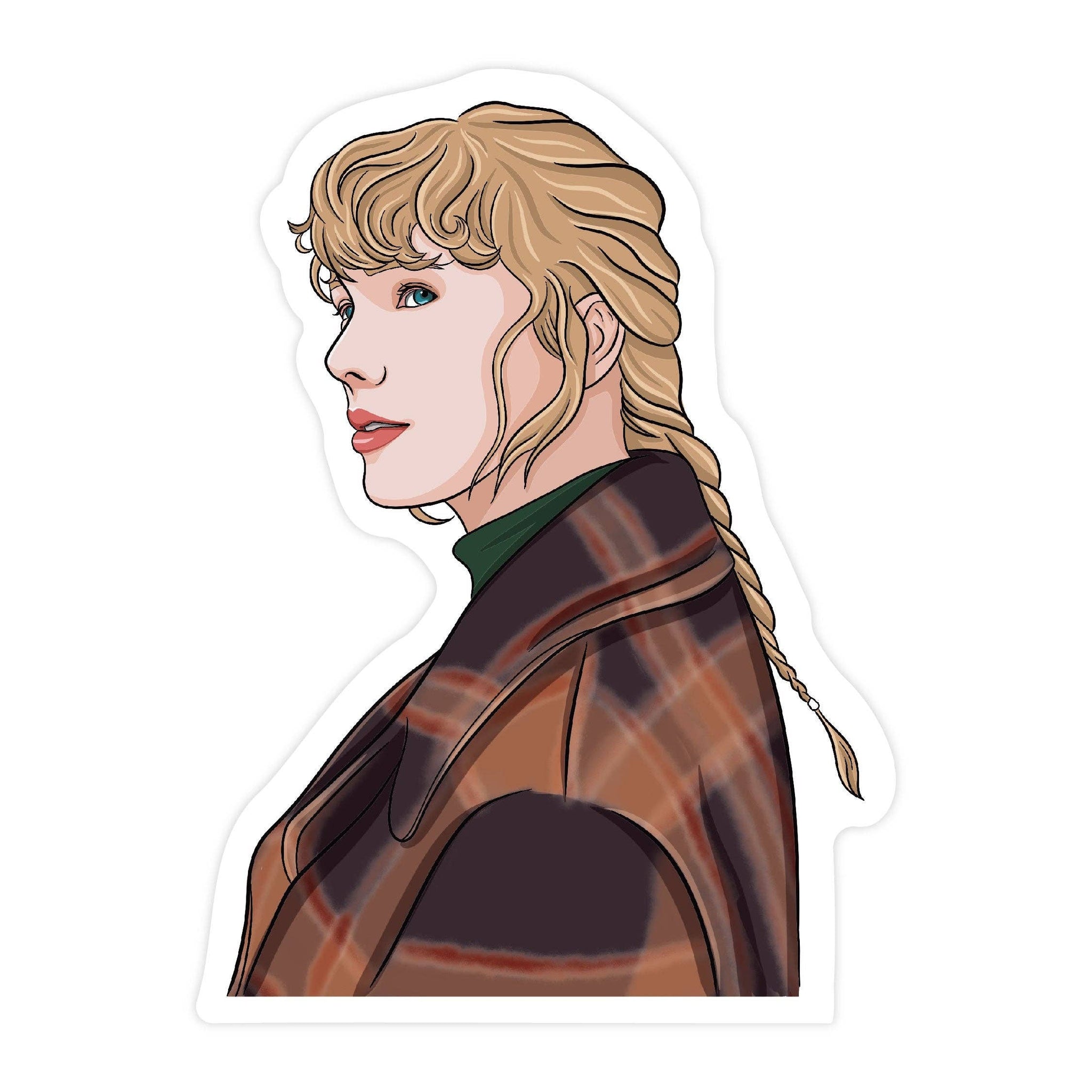 Taylor Evermore Pop Culture Sticker