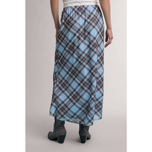 Plaid Midi Skirt