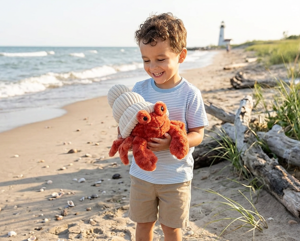 12" (23cm) Medium Wild Onez Hermit Crab Stuffed Animal