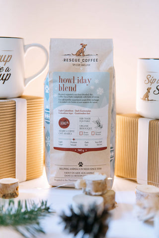 Howl-iday Blend| Light/Dark Roast | 1lb Bag | Organic Coffee: Whole bean