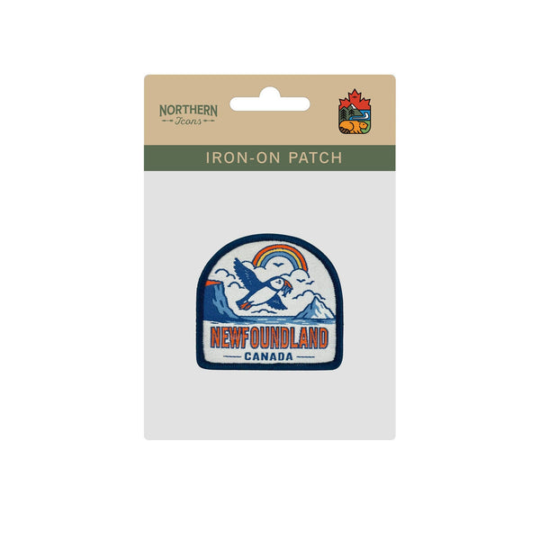 Newfoundland Canada Iron-On Woven Patch