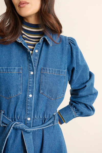 Babette Denim Shirt Dress