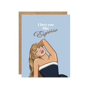 Sabrina Love You Like Espresso Pop Culture Card