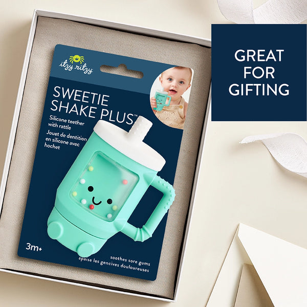 Sweetie Shake Plus™ - Teething + Rattle Toy (Tumbler)