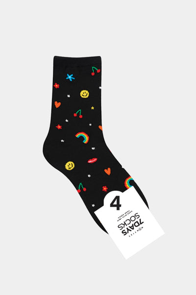 Women's Crew Socks Rainbow