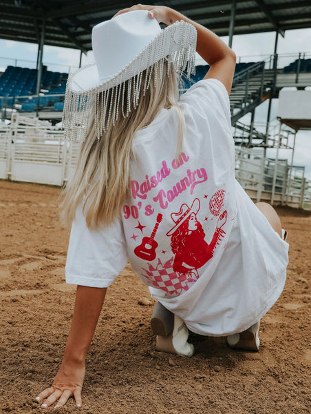 Raised On 90's Country (Front + Back) Graphic Tee (LAST ONE)