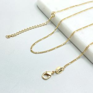 18k Gold Filled Figaro Chain