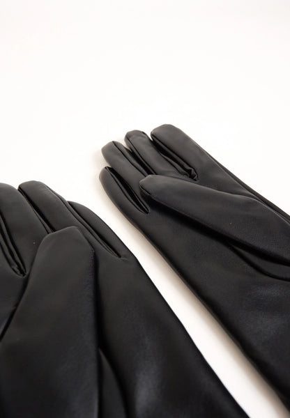 Faux Leather Touch Screen Gloves