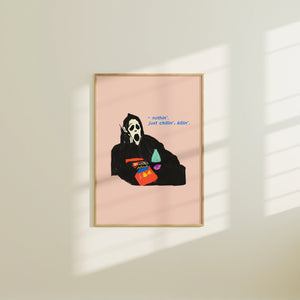 Scary Movie Ghostface Art Print