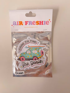 Off to the Beach Car Air Freshener (Ocean Scent)