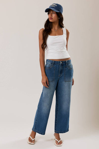 SQUARE NECK TANK TOP