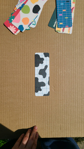 Cow Print Bookmark