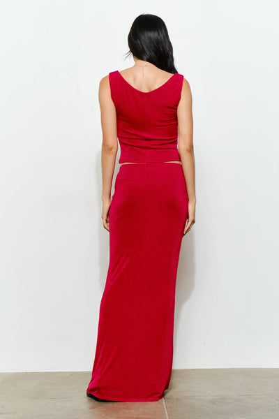 VIVIENNE COWL NECK TOP