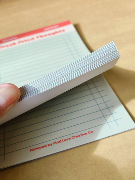 Fresh Fried Thoughts Notepad